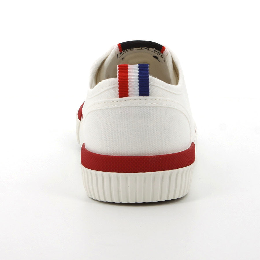 Pierre Cardin Mens Pulse Shoes In White & Red