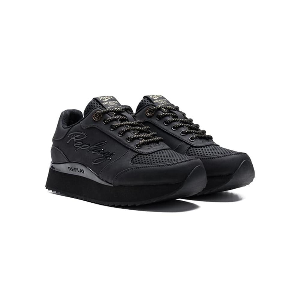 Replay Womens Penny Sign 2 Shoes In Black