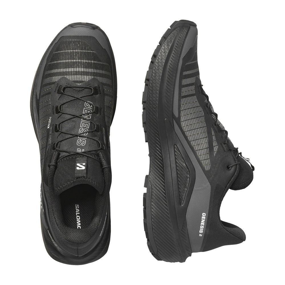Salomon Mens Genesis 2 Shoes In Black And White