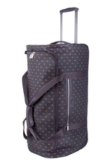 Polo Signature Luggage Trolley Duffel Brown