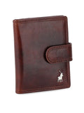 Polo Etosha Card Holder With Tab In Brown