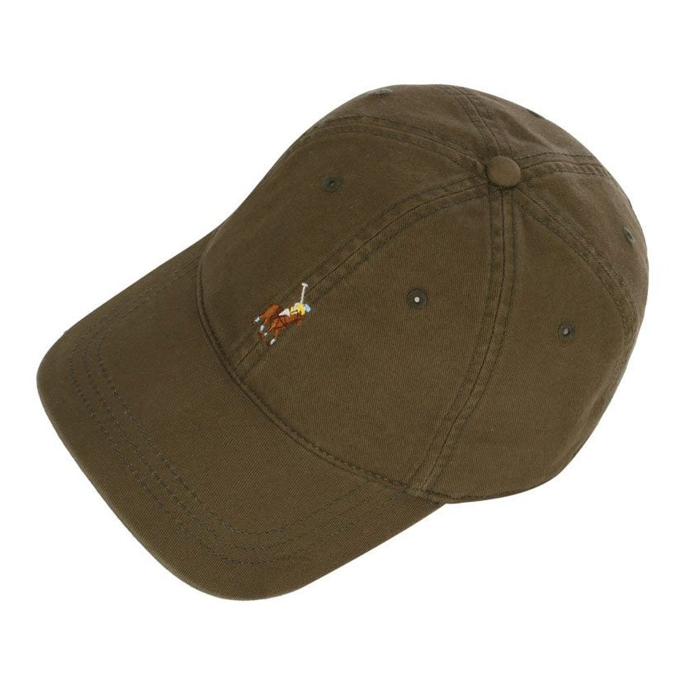 Polo Womens 6 Panel Unstructured Peak Cap In Brown