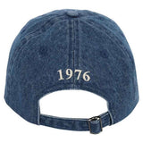 Polo Womens 6 Panel Denim Peak Cap In Indigo