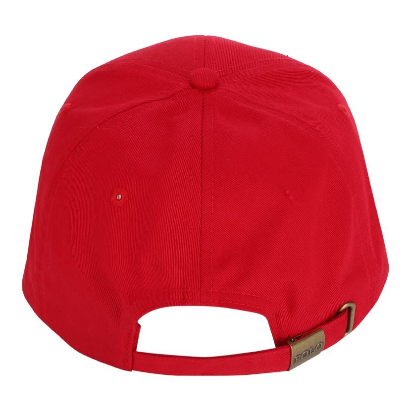 Polo 6 Panel Classic Peak Cap In Red