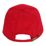 Polo 6 Panel Classic Peak Cap In Red