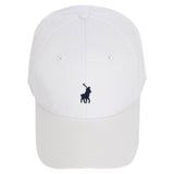 Polo 6 Panel Classic Peak Cap In White
