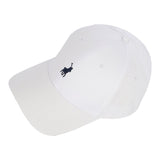 Polo 6 Panel Classic Peak Cap In White