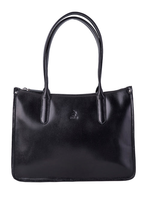 Polo Womens Newport Tote Bag In Black