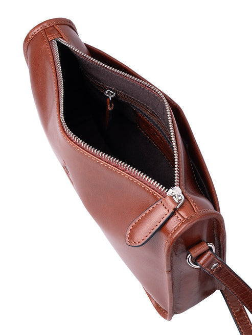 Polo Womens Newport Crossbody Bag In Brown