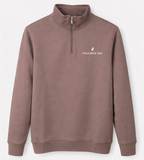 Polo Womens Harper Quarter Zip Top In Brown