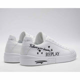 Replay Mens Polys Doodle Shoes In White