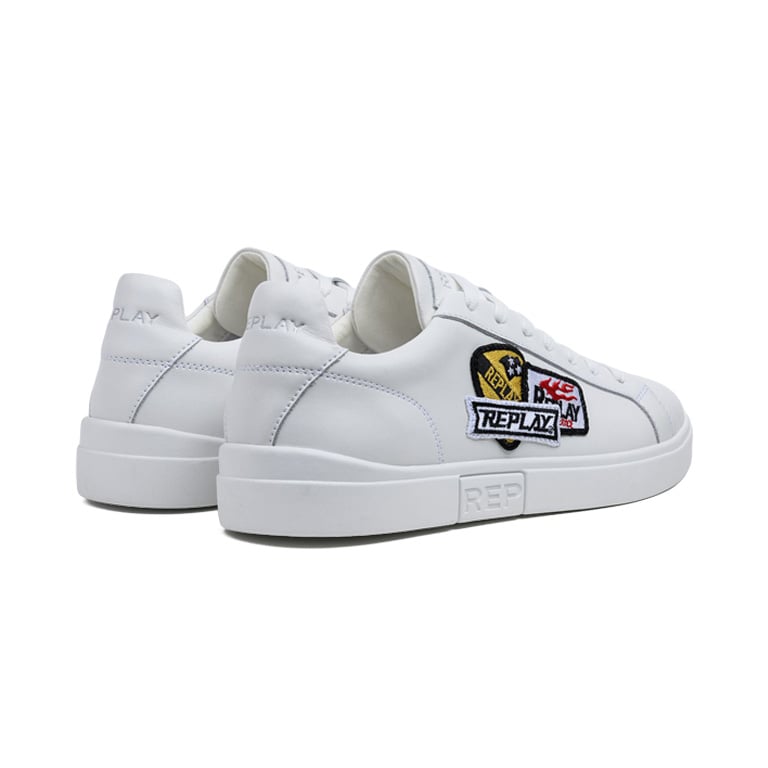 Replay Mens Polys M Combo Sneakers In White
