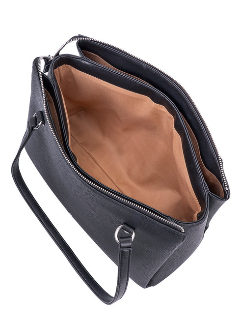 Polo Lyon Mule Shopper In Black