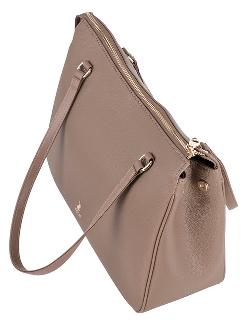 Polo Lyon Mule Tote In Taupe