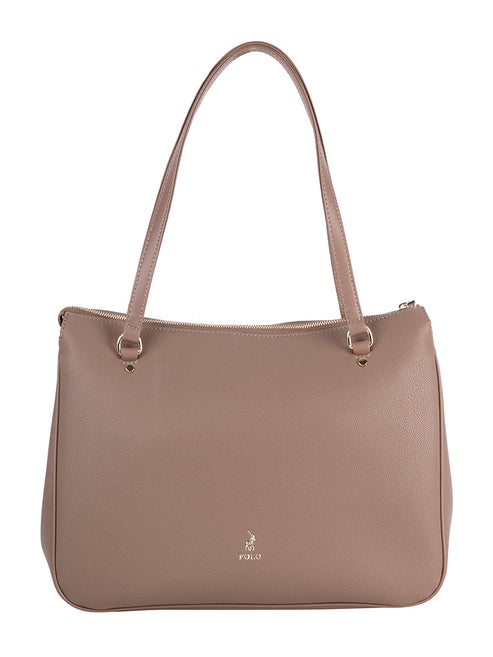 Polo Lyon Mule Tote In Taupe