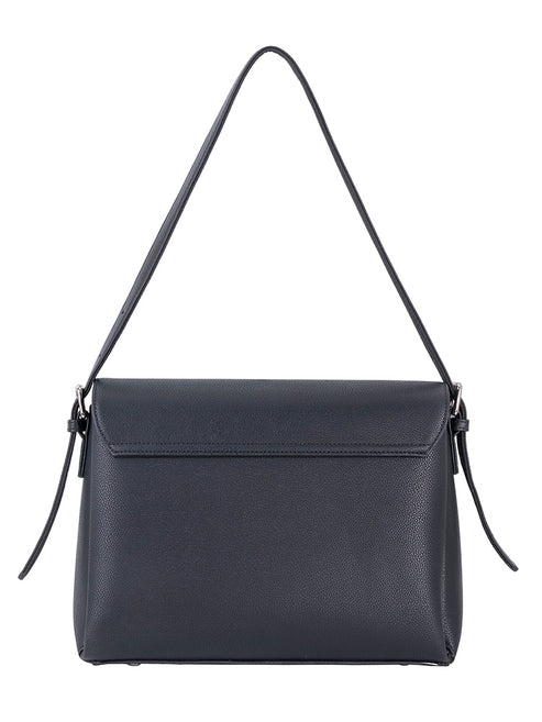 Polo Lyon Flapover Bag In Black