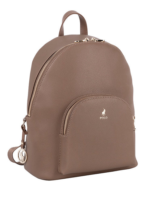 Polo Lyon Ladies Backpack In Taupe