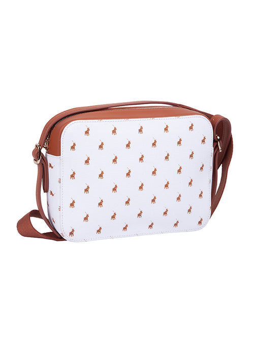 Polo Iconic Camera Bag With Turn Lock White