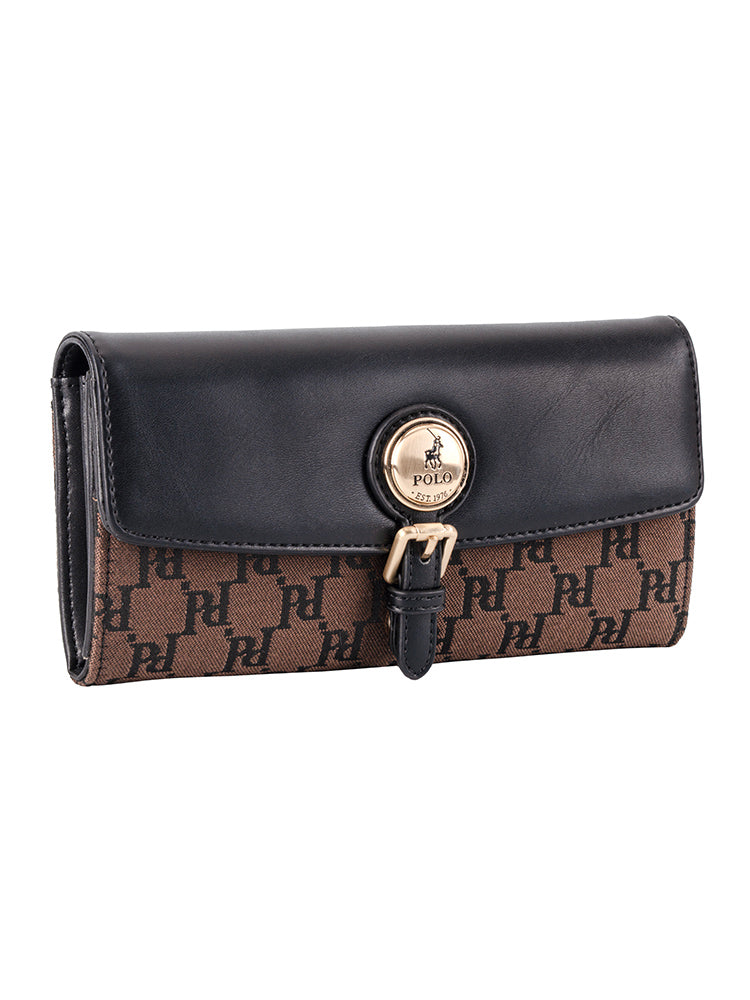 Polo Premier  Clutch Purse  Brown