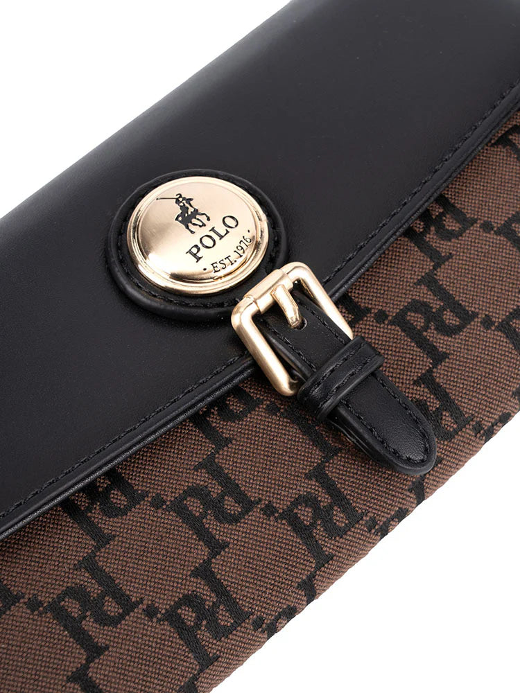 Polo Premier  Clutch Purse  Brown