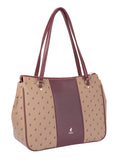 Polo Sonora Tote Bag In Burgandy