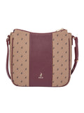 Polo Sonora Crossbody Bag In Burgandy