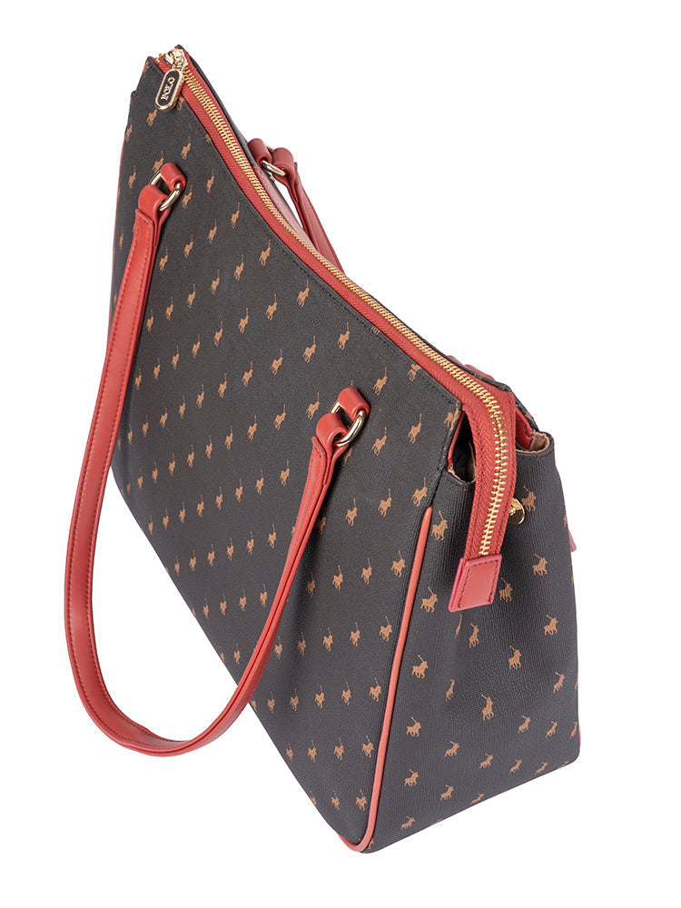 Polo Sonora Tote Bag In Paprika