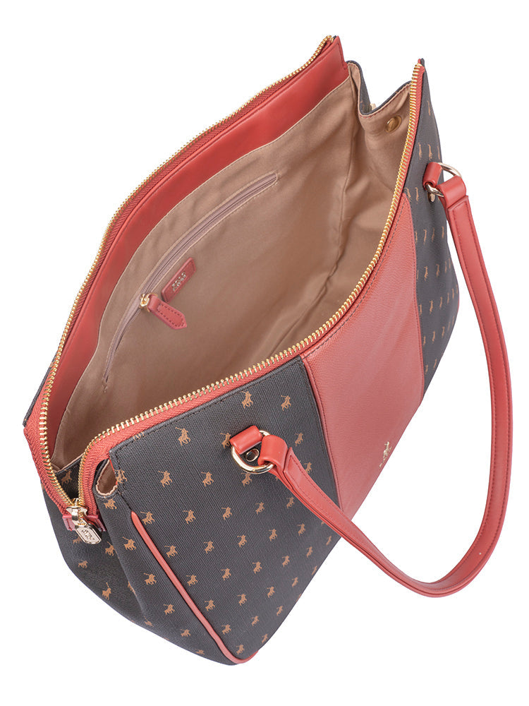 Polo Sonora Tote Bag In Paprika