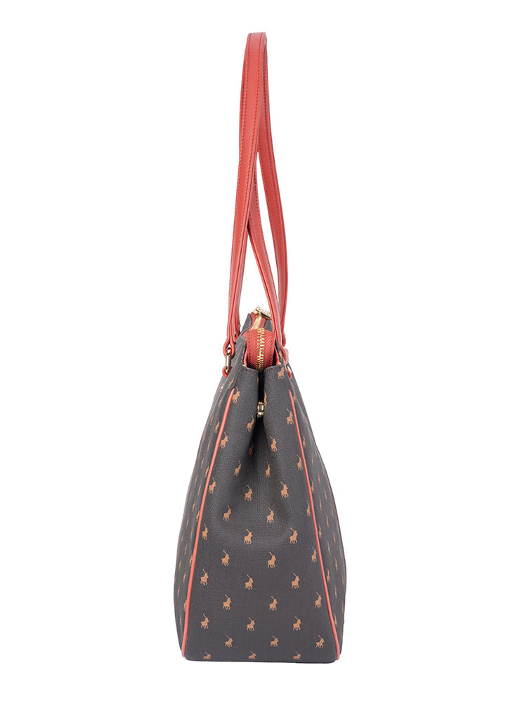 Polo Sonora Tote Bag In Paprika