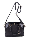 Polo Jacquard Small Shopper Bag In Black