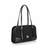 Polo Jacquard Shopper Bag In Black