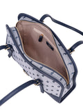 Polo Jacquard Shopper Bag In Navy