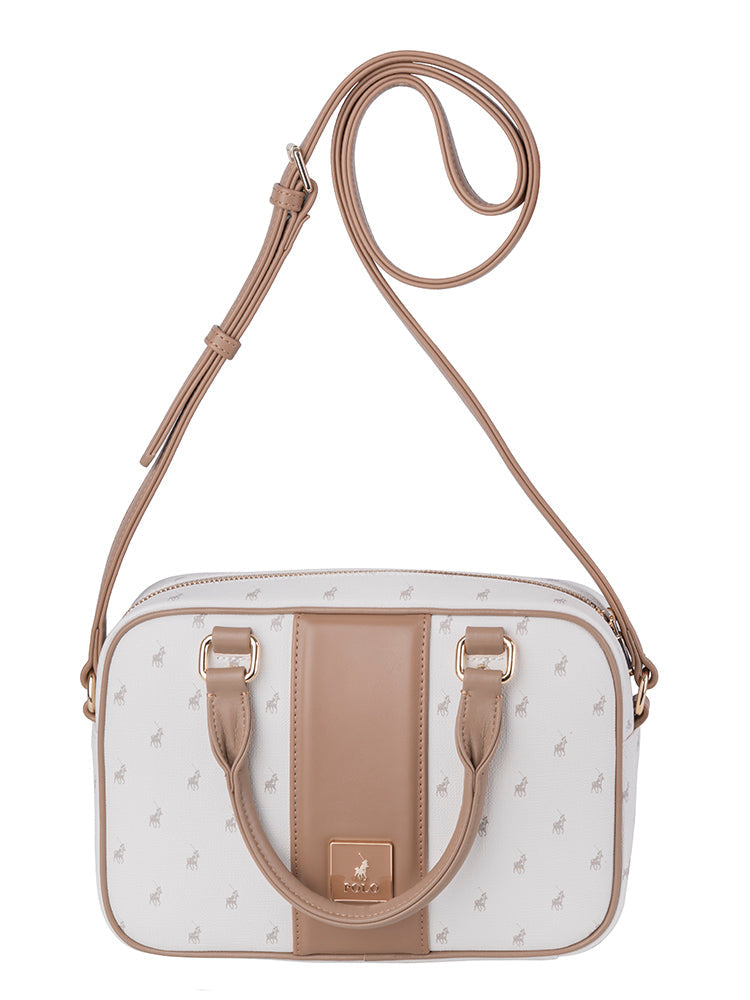 Polo Kensington Camera Bag with Top Handle In White