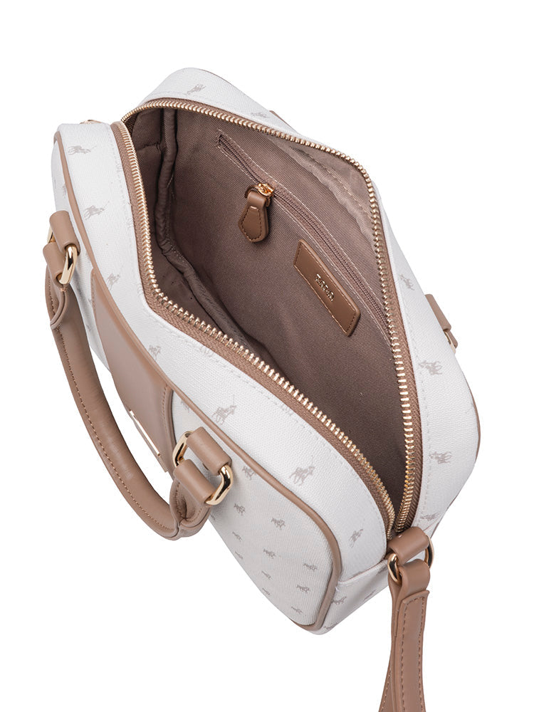 Polo Kensington Camera Bag with Top Handle In White