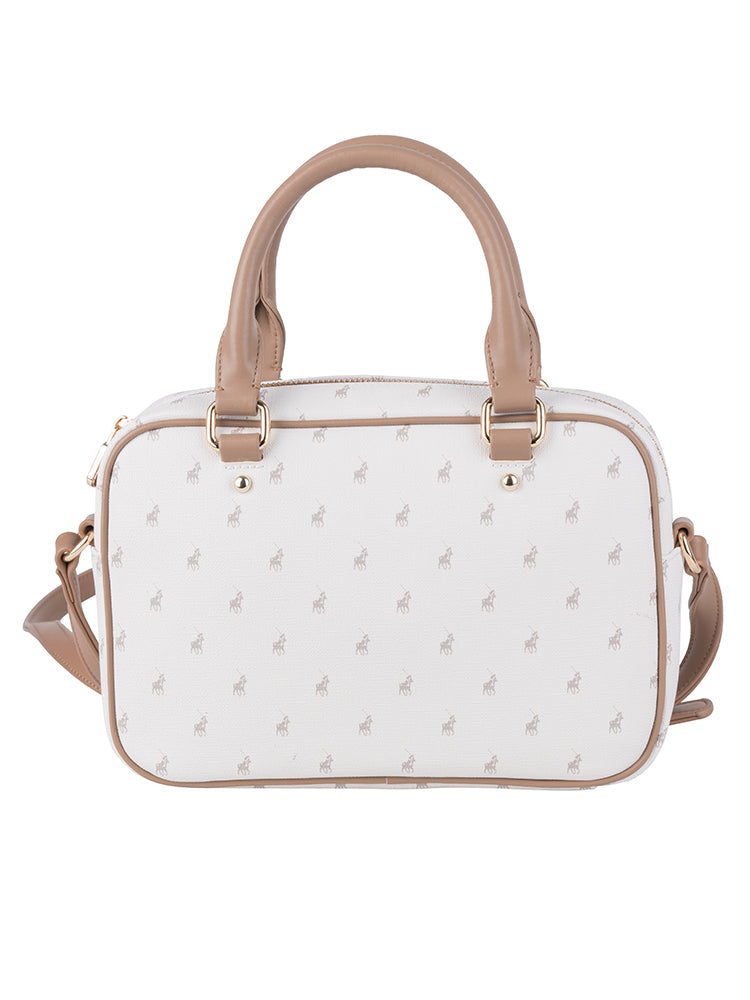 Polo Kensington Camera Bag with Top Handle In White