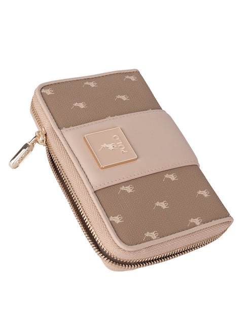 Polo Kensington Medium Zip Around Wallet In Brown