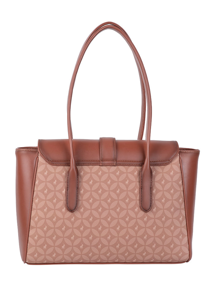 Polo Medina Tote Bag In Chestnut