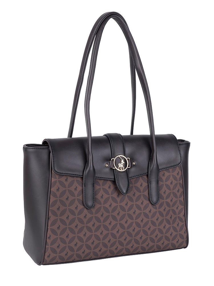 Polo Medina Tote Bag In Espresso