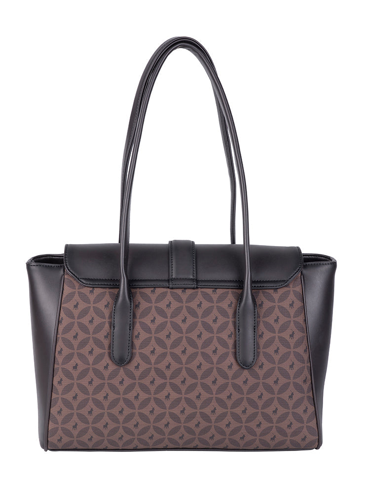 Polo Medina Tote Bag In Espresso