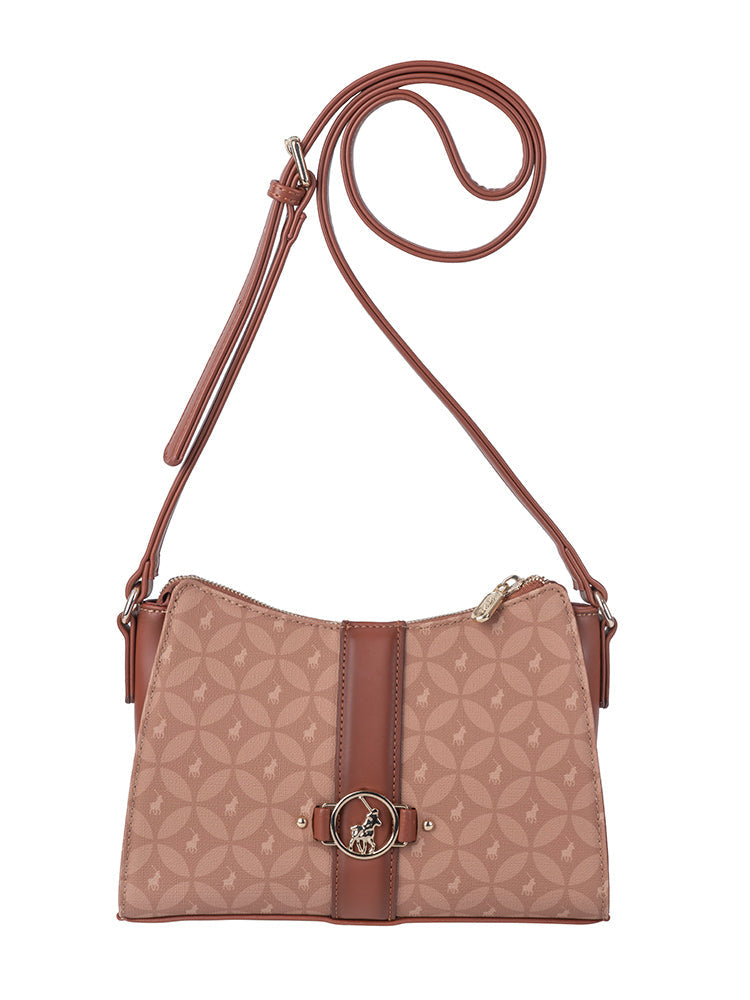 Polo Medina Sling Bag In Chestnut