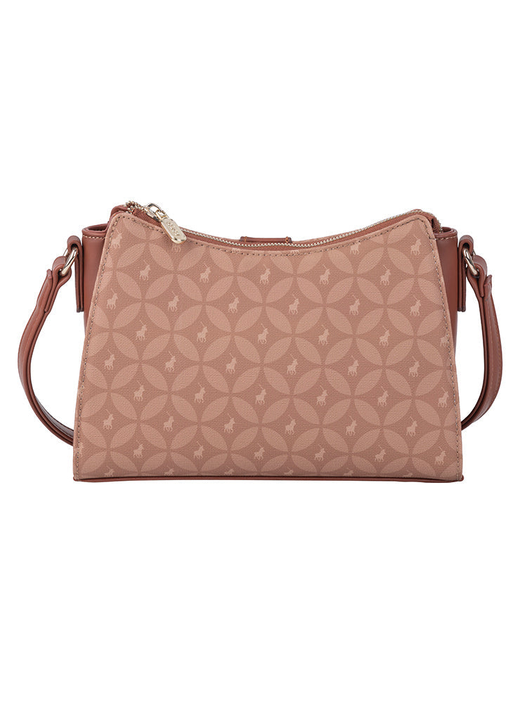 Polo Medina Sling Bag In Chestnut