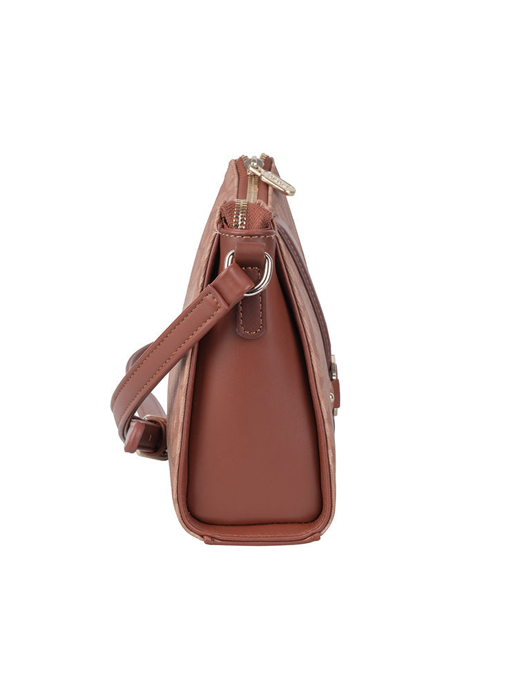 Polo Medina Sling Bag In Chestnut