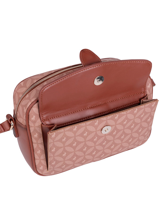 Polo Medina Camera Bag In Chestnut