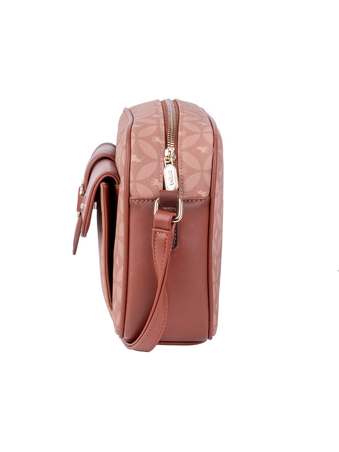 Polo Medina Camera Bag In Chestnut