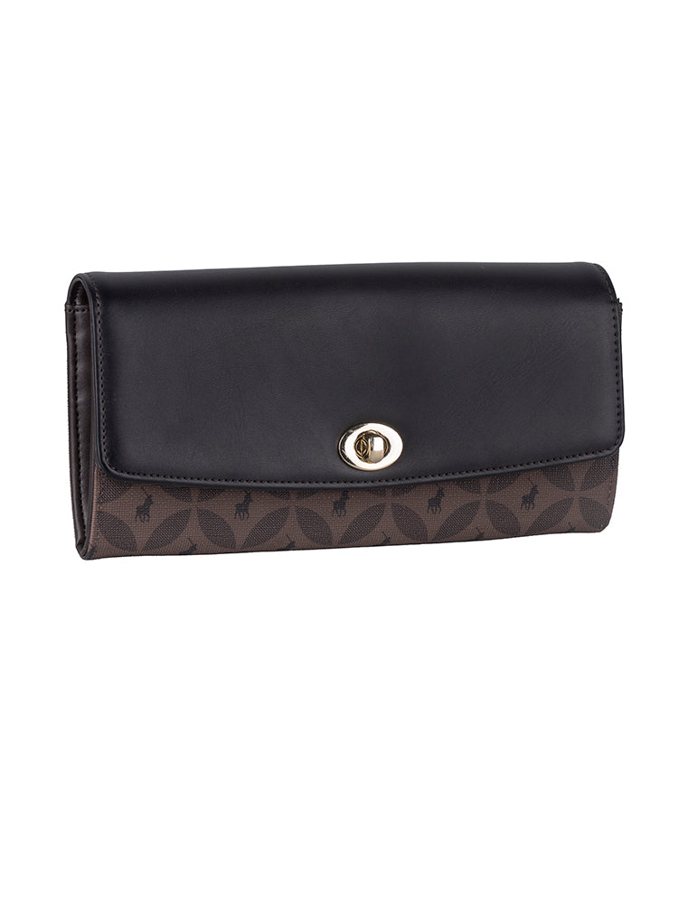 Polo Medina Trifold Purse In Espresso