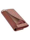 Polo Medina Trifold Purse In Chestnut