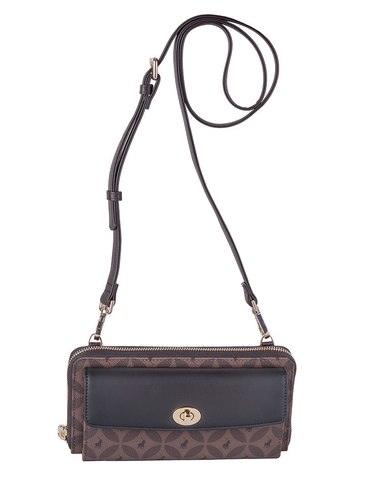 Polo Medina Small Phone Sling In Espresso
