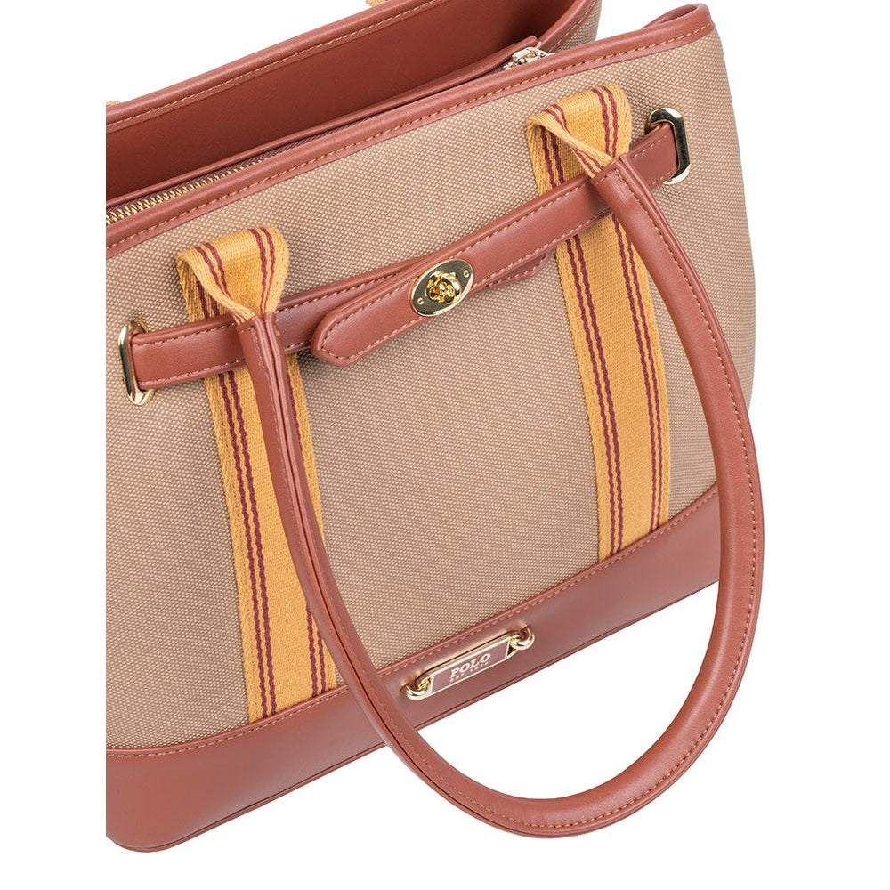 Polo Riviera Tote Bag In Tan