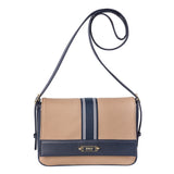 Polo Riviera Flapover Sling Bag In Navy