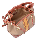 Polo Riviera Bucket Sling Bag In Tan